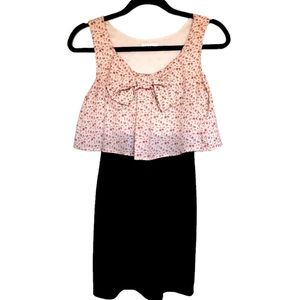 Bow Detailed Floral Mini dress